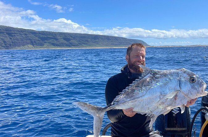 Private Deep Water Fishing in Kauai - Jessie and Eli/Elijah: the guide style that works for novices and families